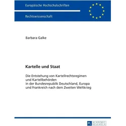 Kartelle und Staat, Fachbücher von Barbara Galke