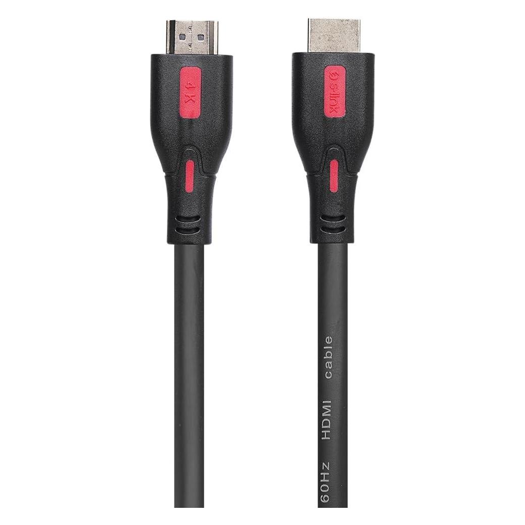 S-Link Kábel - SL-HDM4K011 (HDMI2.0 kábel, 4K/60Hz, apa/apa, 1,5m) (1.50 m) (KABSLISL-HDM4K011)