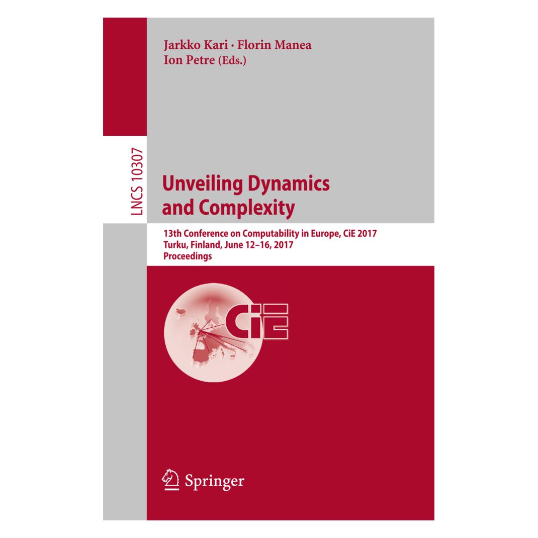 Springer Unveiling Dynamics and Complexity (Englisch, Softcover, Florin Manea, Ion Petre, Jarkko Kari) (55925365)