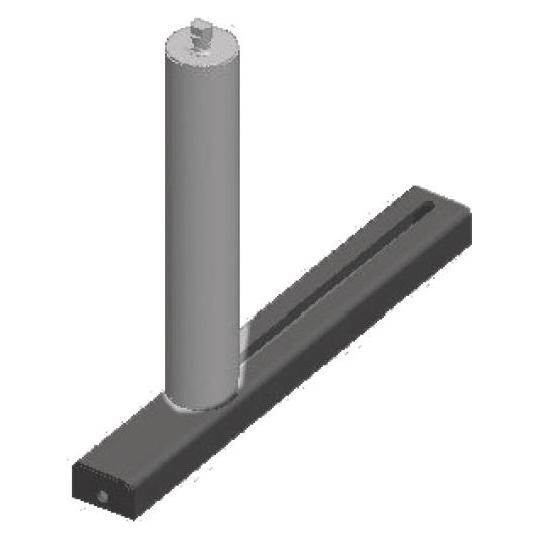 Metallkraft seitliche Führungsrolle 200 mm, beweglich (3649175)