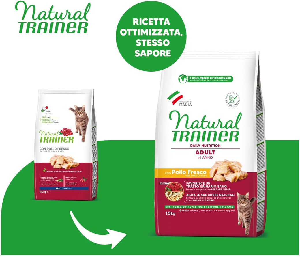 Natural Trainer Gatto Adult Pollo 1.5KG