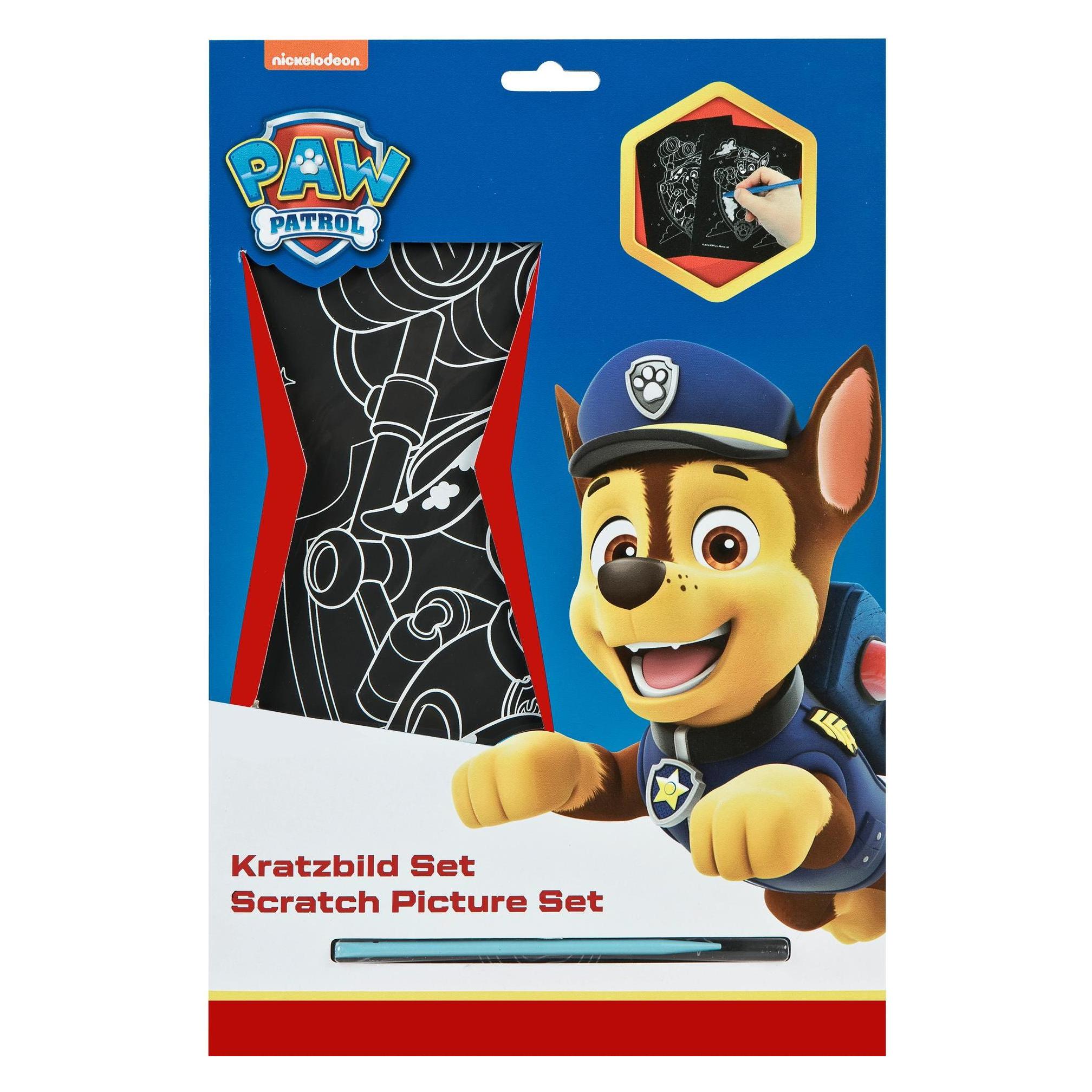 Undercover Paw Patrol Kratzbild Set (PPDT3094)