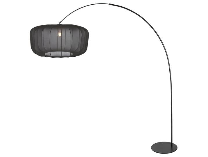 Lampadaire Curve Type A 170 x 150 x 15cm Noir/Noir Lin E27
