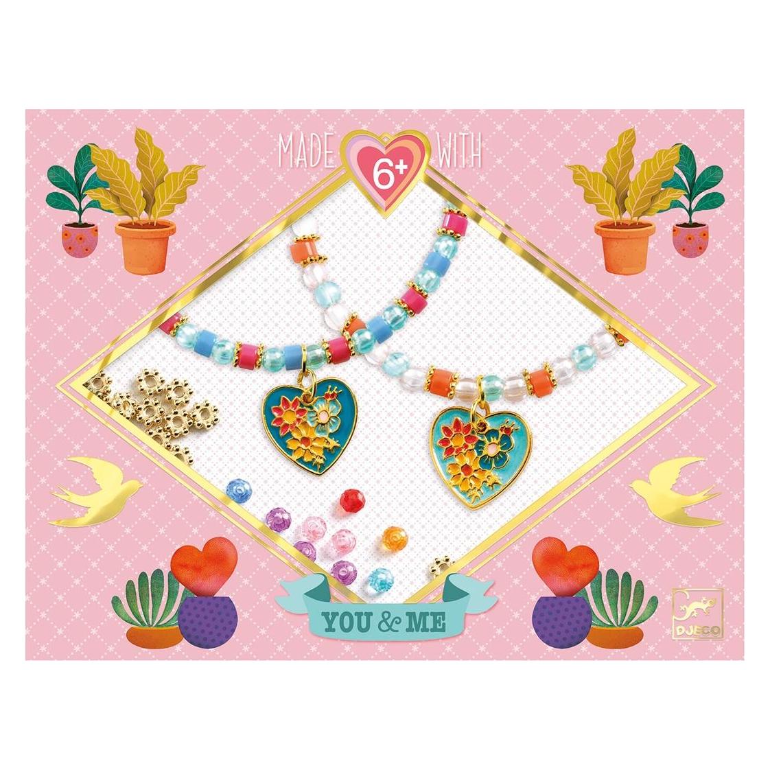 Djeco Herz zum Auffädeln YOU & ME (5400010)