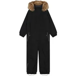 COLOR KIDS Color Kids Kinder Einteiler Coverall W. Fake Fur, Größe 140 in Schwarz Schwarz