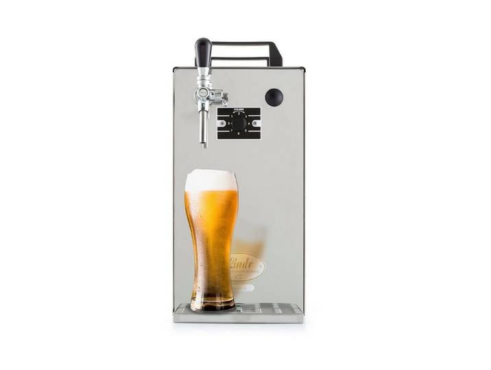 ich-zapfe Bierzapfanlage Zapfanlage K 40 Bierzapfanlage 1-leitig Bier Durchlaufkühler, Bierzapfanlage, Trockenkühler, 50 Liter/h, Green Line