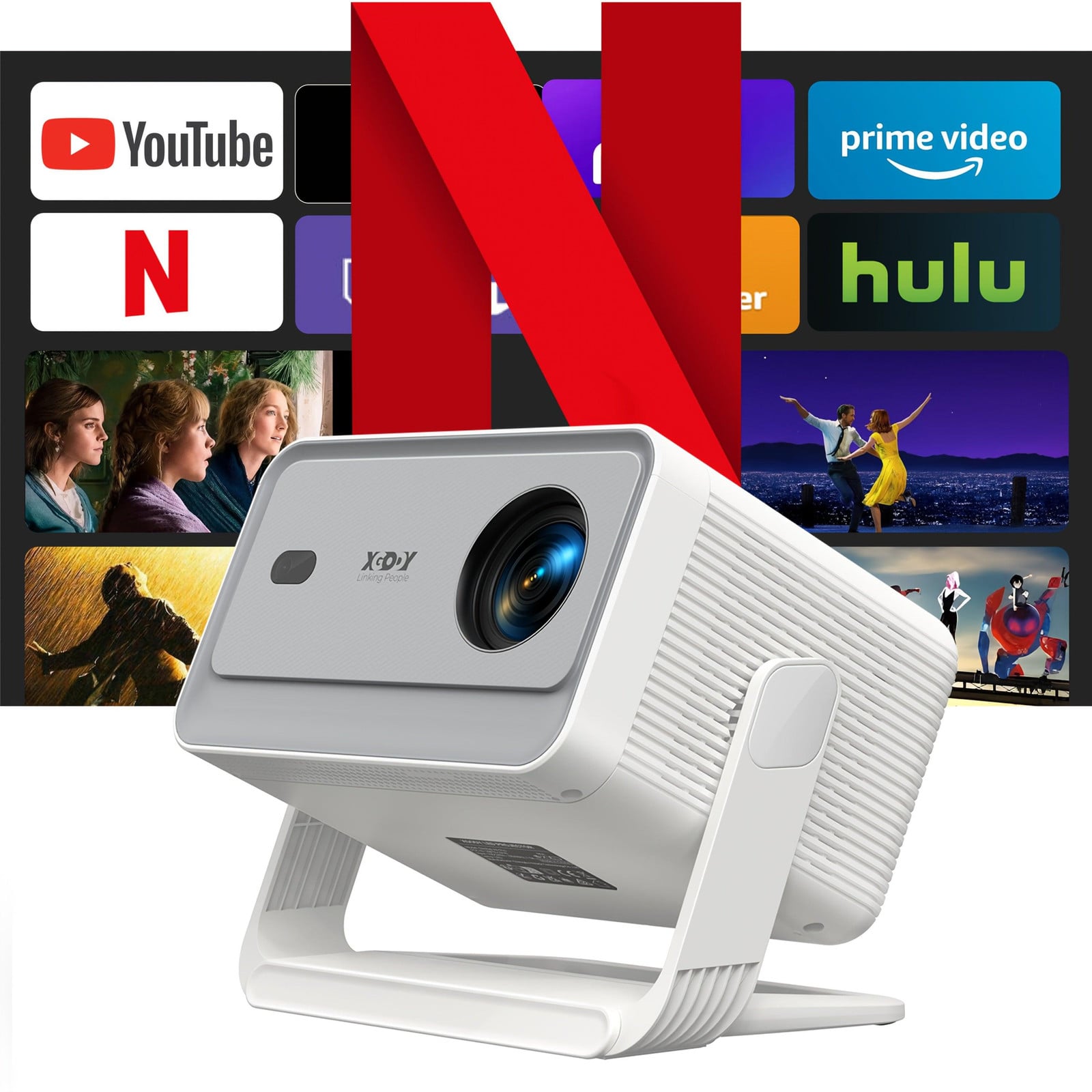 Selius Draagbare Mini Wifi Multimedia Projector Beamer