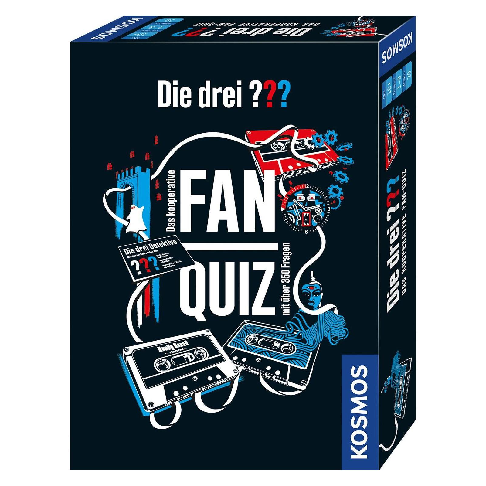 Kosmos Die drei??? - Das kooperative Fan Quiz (Deutsch, 1 - 6 Spieler) (68555)