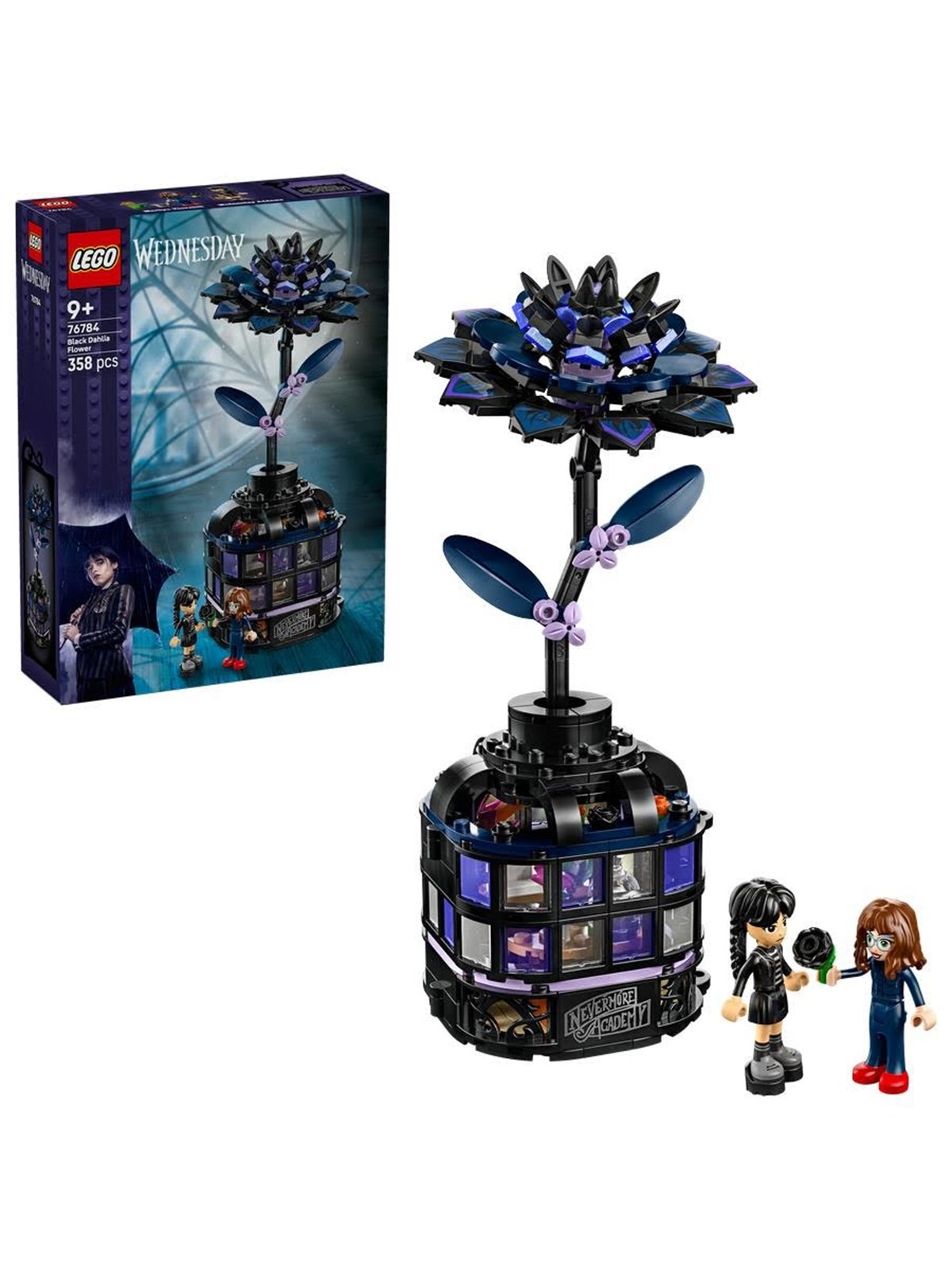 LEGO Wednesday 76784 Schwarze Dahlie