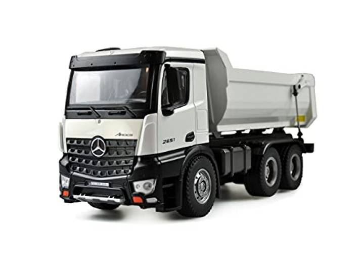 Amewi Mercedes-Benz vrachtwagen kipper PRO metaal RTR wit RC op afstand bestuurd