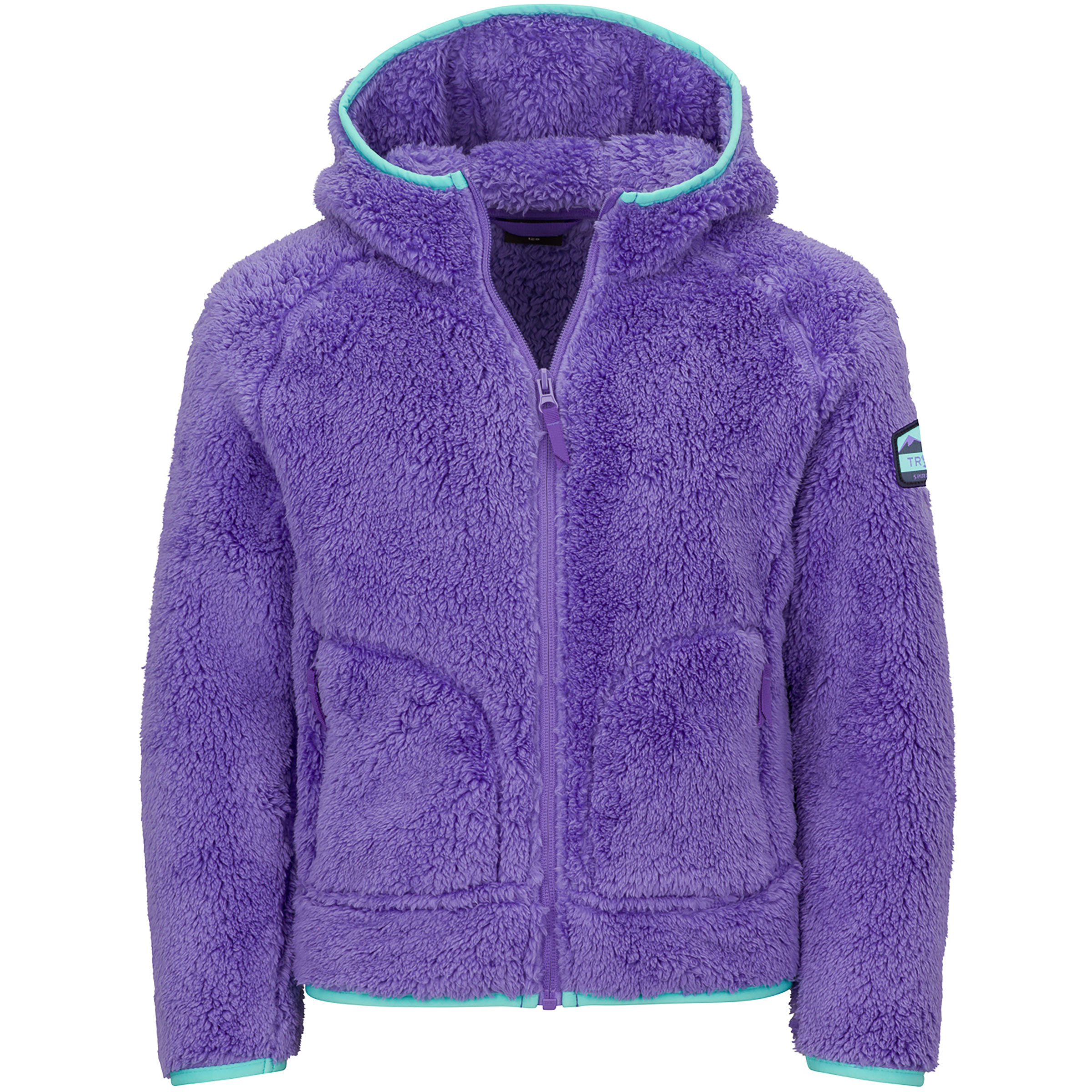 Trollkids Borgund XT Kinder Fleecejacke lila Größe 140 Lifestyle Atmungsaktiv