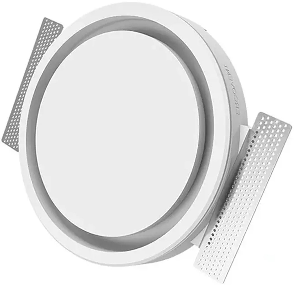Ergovent Rondo-150 Frameloze Ronde Ventilatie-uitlaat met Schijfklep en Magneet, 150 mm