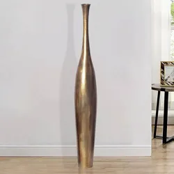 Vase Standvase in Goldfarben 75 cm hoch