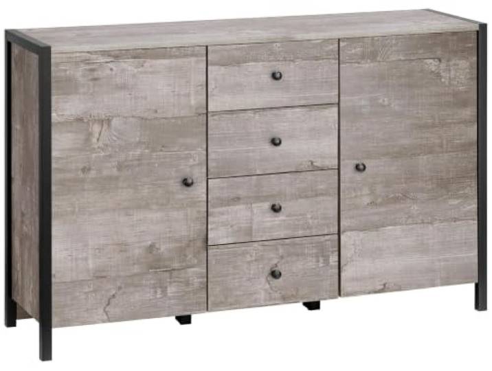 Chris Sideboard mit 2 Türen, 4 Schubladen aus Holz BetBl