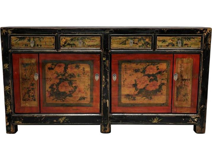 Fine Asianliving Commode chinoise Buffet chinois Armoires chinoises Meubles chinois Armoire orientale asiatique 164x81x40