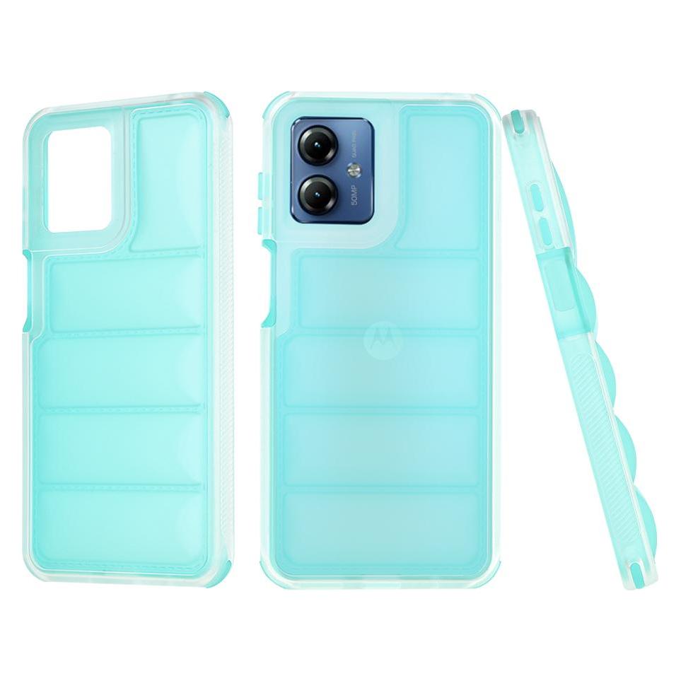 Techsuit - Wave Shield - Motorola Moto G14 - Turquoise (Motorola Moto G14) (56351779)
