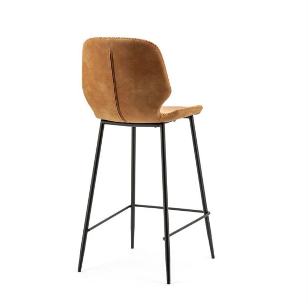 Set van 2 Barstoelen Seashell BY-BOO Cognac