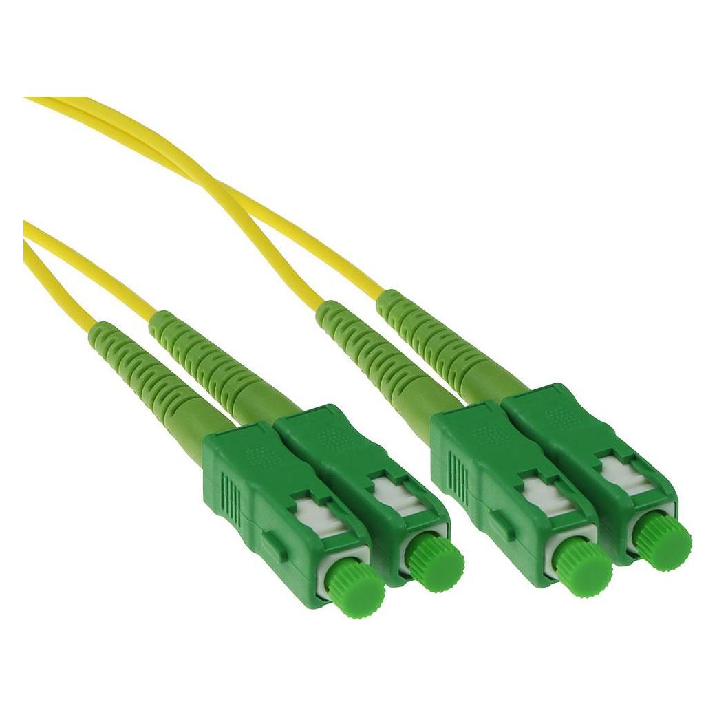 ACT 10 meter LSZH Singlemode 9/125 OS2 fiber patch cable duplex with SC/APC connectors (10 m) (RL1610)