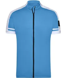 Herren Bike-Shirt Full Zip "JN454" - L - cobalt