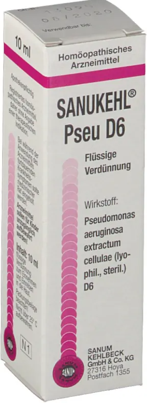 SANUM-KEHLBECK GmbH & CO. Sanukehl Pseu D6 - Gocce 10 ml