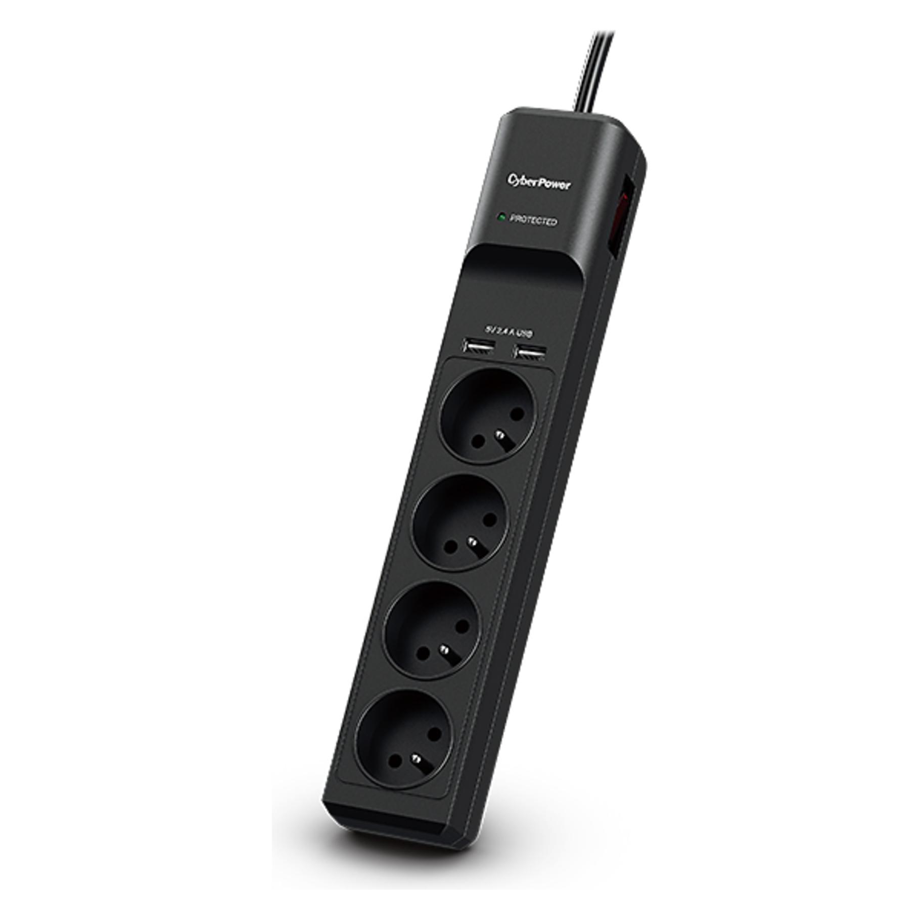 Cyberpower Tracer III P0420SUD0-FR Spannungsschutz 4 AC-Ausgänge 200 (4x, CEE 7/5, 1.80 m) (P0420SUD0-FR)