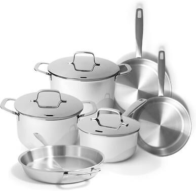 Alva Maestro 5-Ply Stainless Steel Cookware Set - Non-Toxic Pots & Pans
