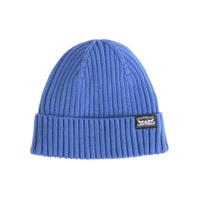 Strickmütze LEVI'S "SUNSET BEANIE", Herren, blau (nebulas blau), Baumwolle, Mützen Strickmütze