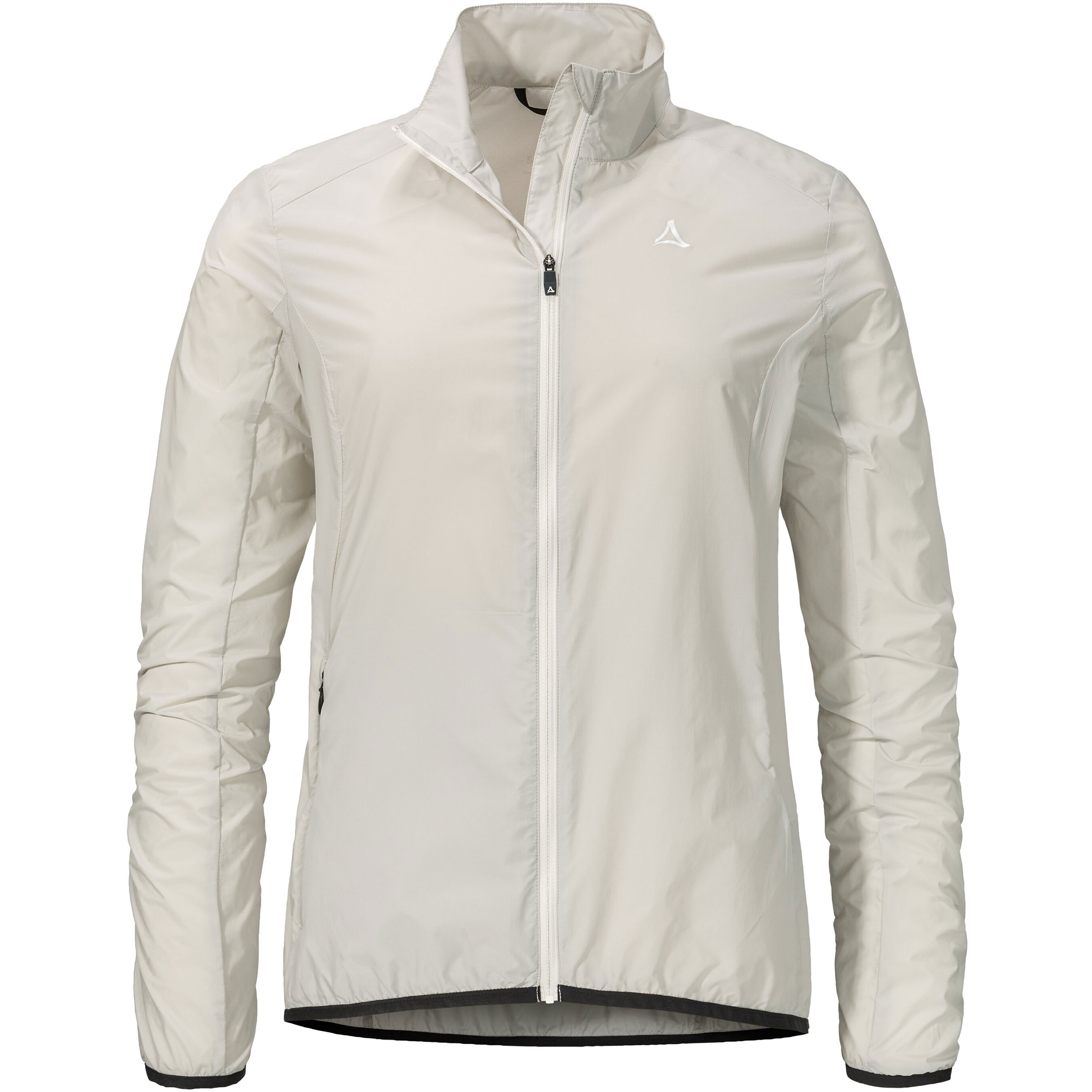 Schöffel Style Cannobio Damen Fahrradjacke grau Größe M Gravel Klein verpackbar Wasserabweisend