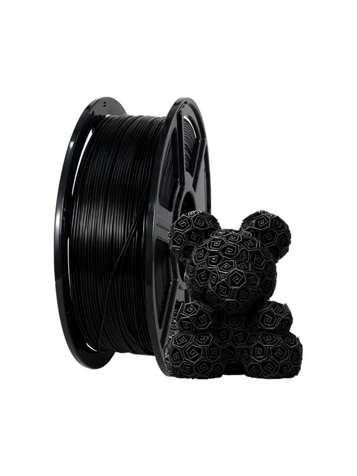 FlashForge PLA Matte 1000g - Black - 3D Printing Filament, 1,25g
