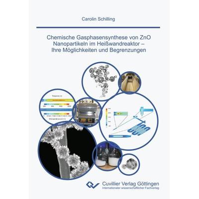 Chemische Gasphasensynthese von ZnO Nanopartikeln im Heißwandreaktor. Ihre Möglichkeiten und Begrenzungen, Taschenbuch von Carolin Schilling,