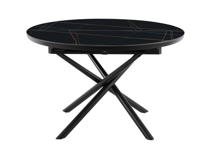 Esstisch Zihon MDF Schwarz B 120 T 120 cm - Esstisch