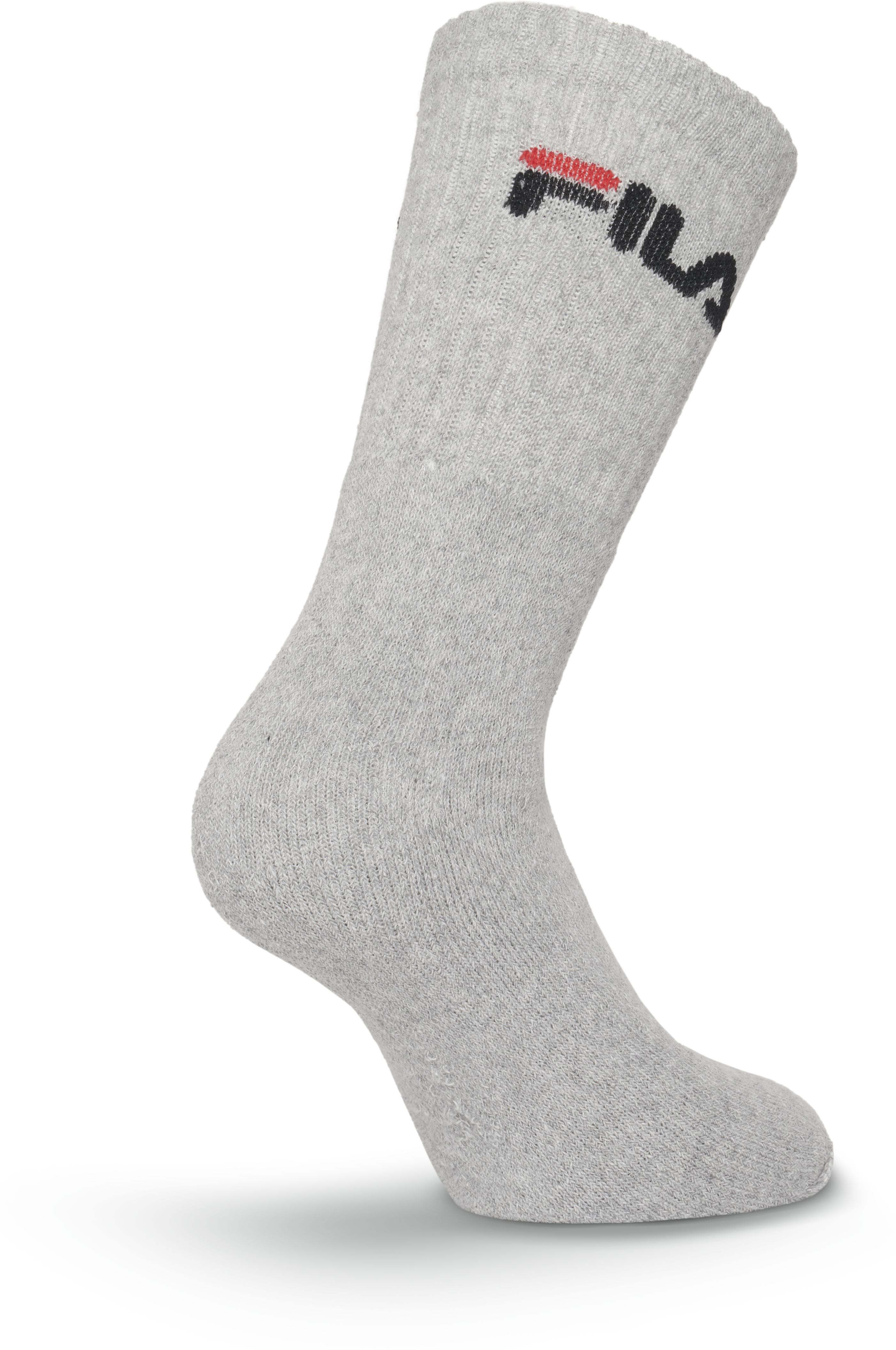 Tennissocken FILA "UNISEX CREW TENNIS FULL TERRY SOCKS", Damen, Gr. 39-42, blau (navy, grau), Baumwollmischung, elastisch, Socken Tennissocken, Sportsocken, flache Zehennaht