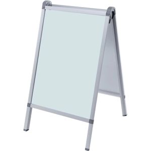 Franken Kundenstopper BS1309 Outdoor Plus DIN A1, Klappmechanismus, Metallrückwand, wetterfest