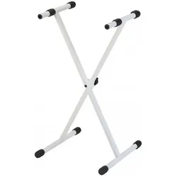 Quik Lok T10-WH X-förmige Tastaturhalterung, weiss (Keyboard), Instrumentenständer + Halter, Weiss