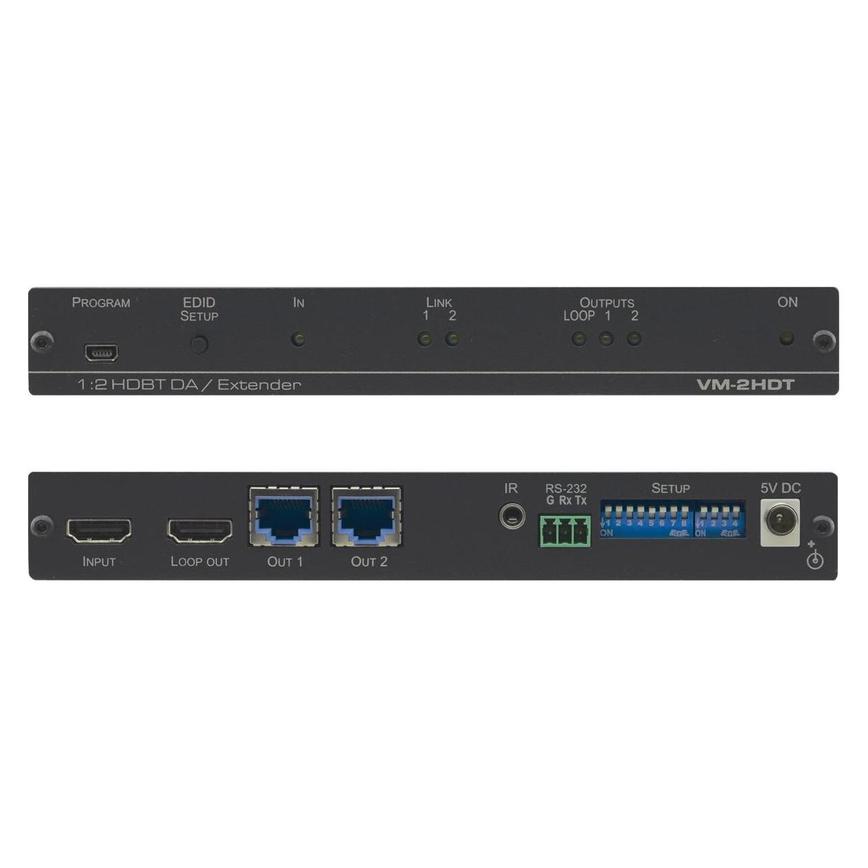 Kramer MegaTOOLS VM-2HDT HDMI til HDBa (10-8048901190)