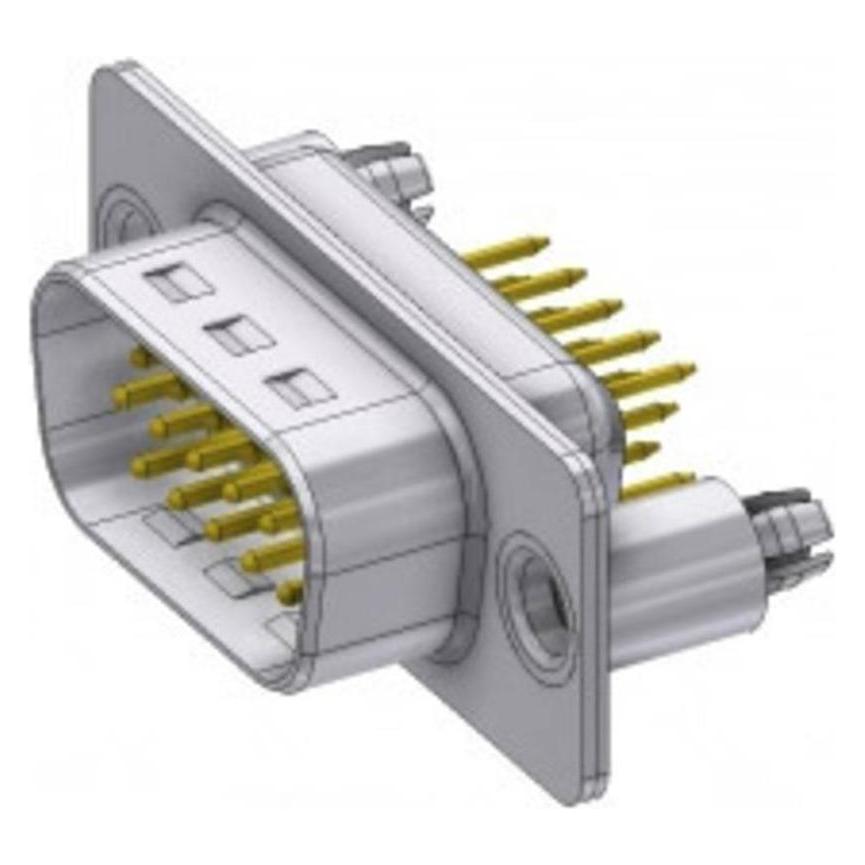 Deltron Connectors HD-D15 PY/2 M86UN D-SUB Stecker 180 ° Polzahl (num): 15 Löte (HD-D15 PY/2 M86UN)