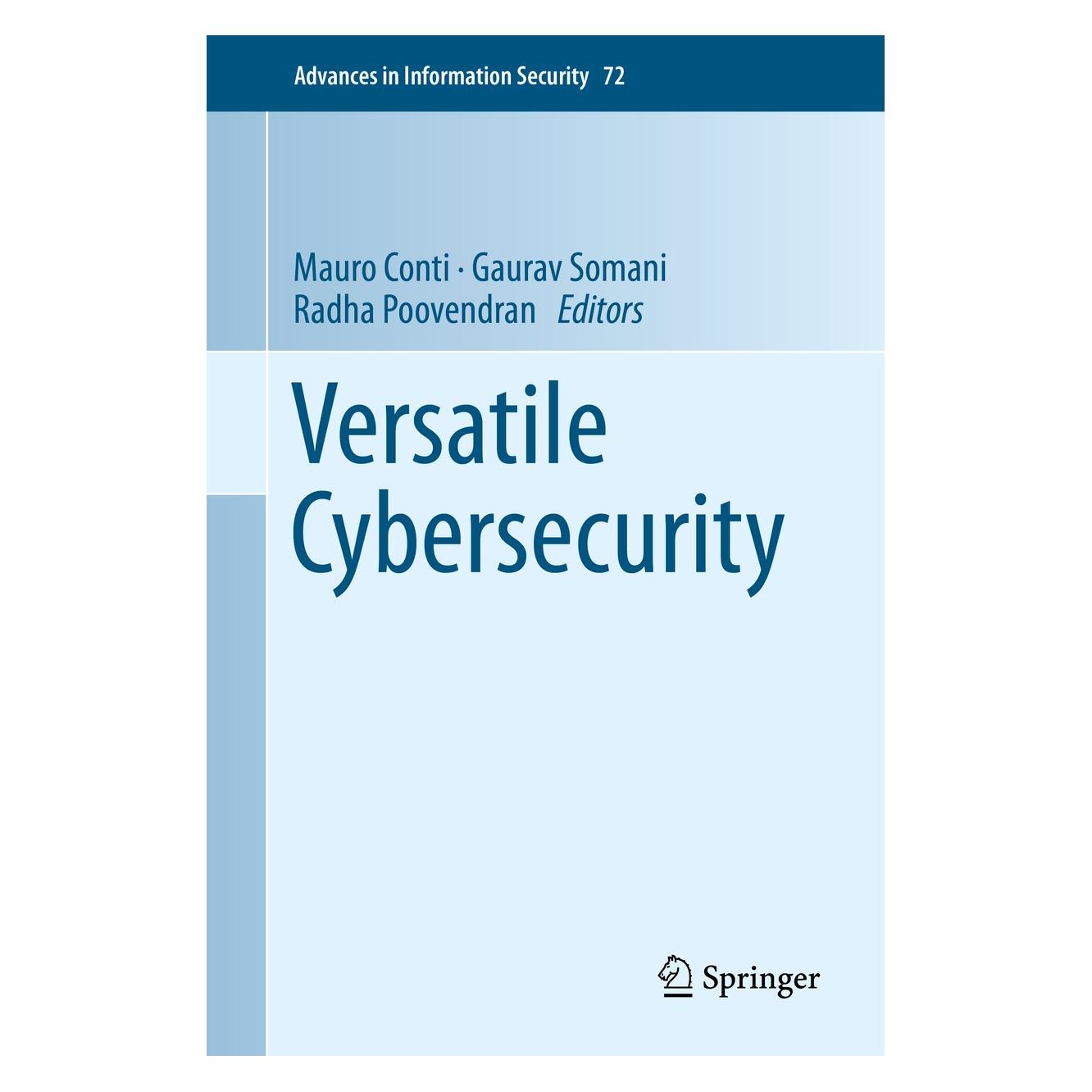 Springer Versatile Cybersecurity (9783319976426)