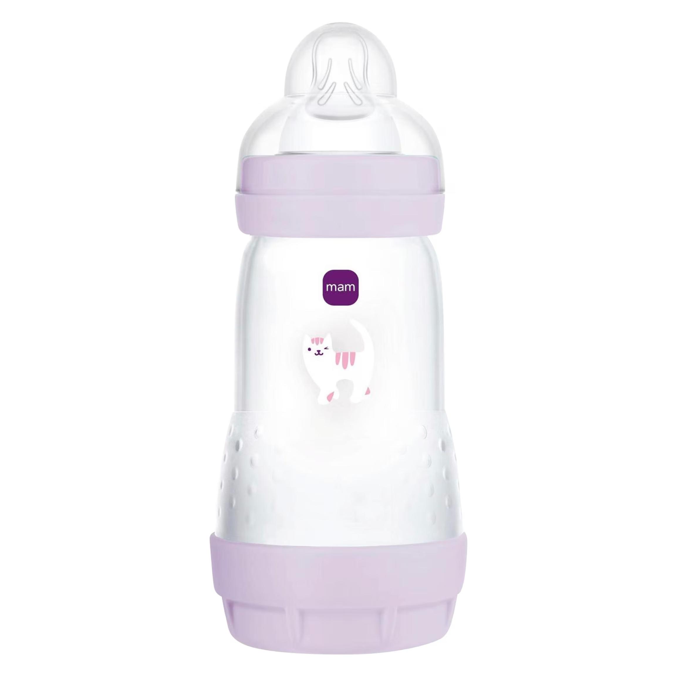 MAM Babyflasche Easy Start matt, Anti-Kolik, 260 ml, ab 0 Monaten (260 ml) (8341370-9001616874925)