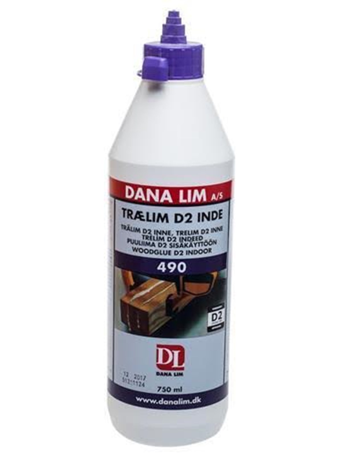 Dana Lim 490 D2 Holzleim innen weiß