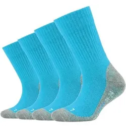 CAMANO Kinder Socken Online Children pro tex function Socks 4p, Größe 23-26 in Blau Blau