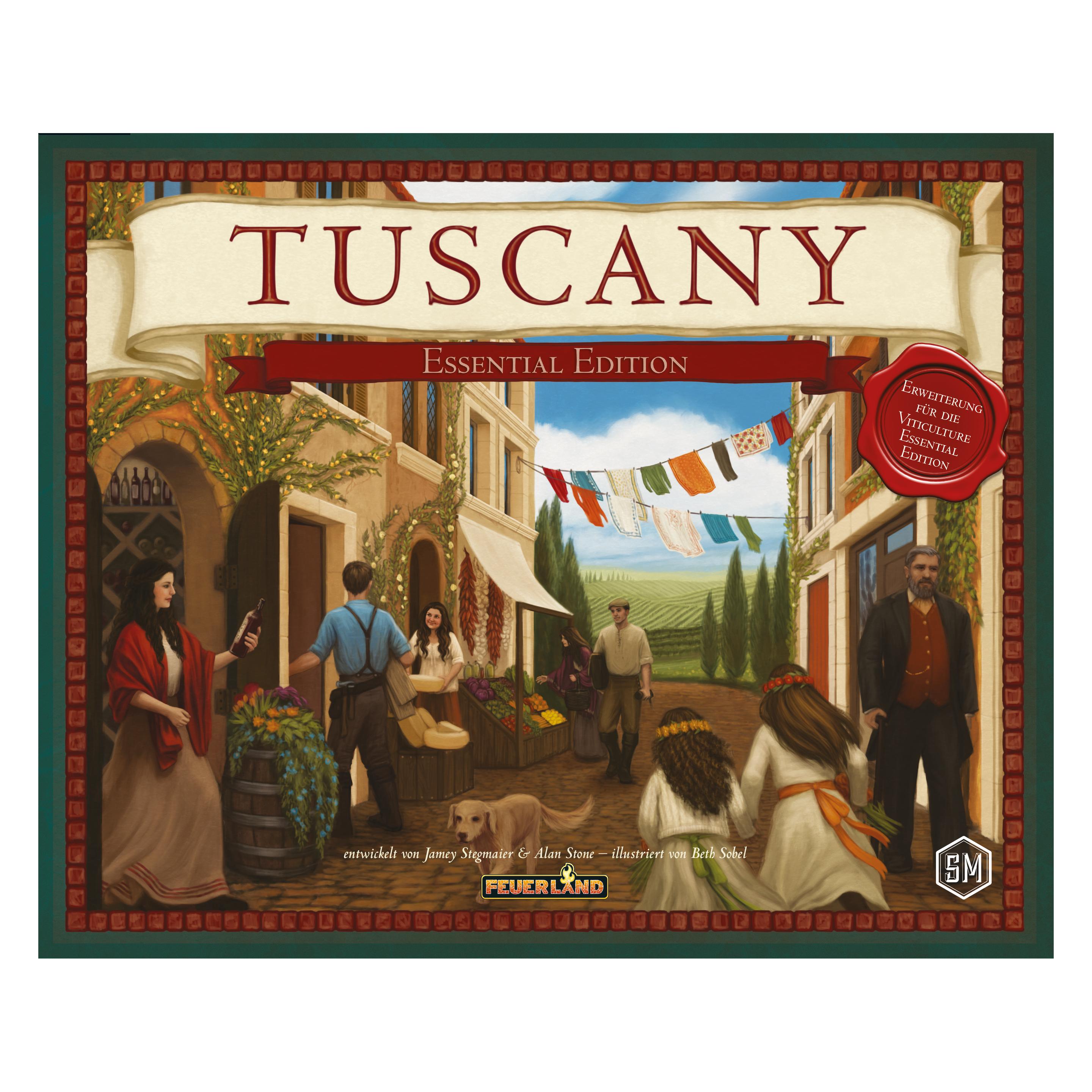 Feuerland FEU63551 - Tuscany Essential Edition: Viticulture, ab 12 Jahren (Erweiterung, DE-Ausgabe) (Deutsch, 1 - 6 Spieler) (FEU63551)