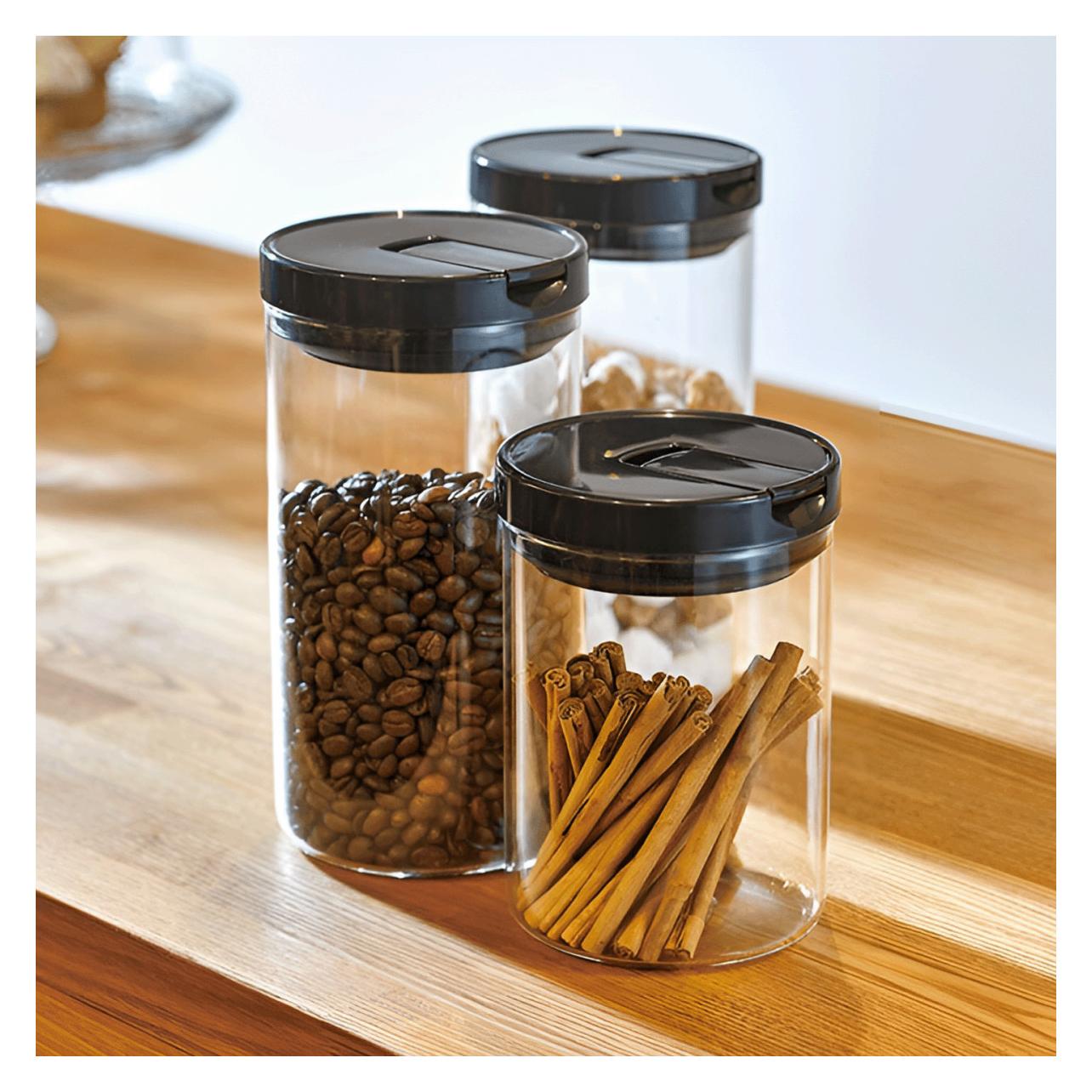 Hario Glaskanister L - Glasbehälter 1000 ml (1 l) (MCNR-300-B)