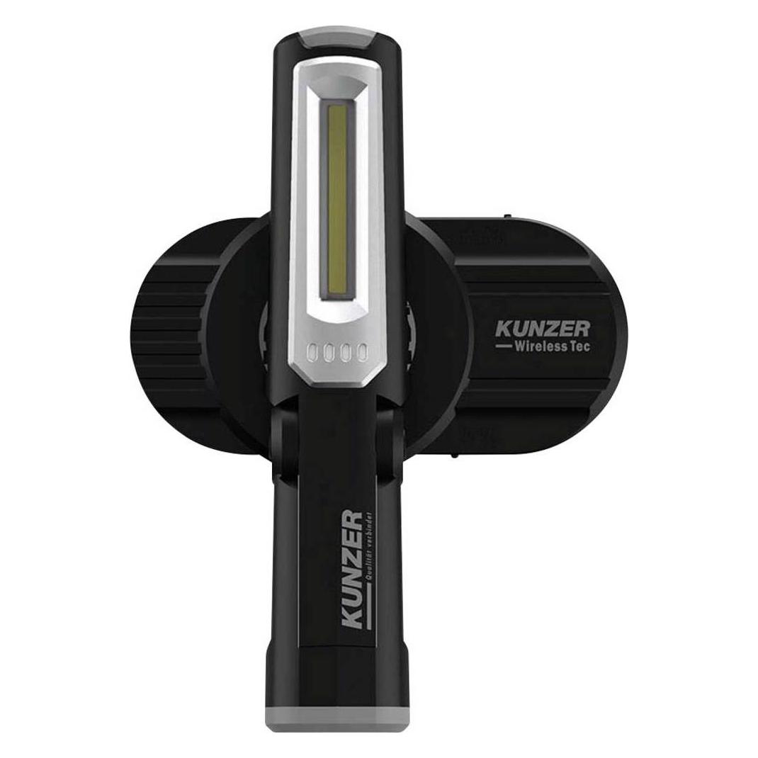 Kunzer Arbeitsleuchte Arbeitslampe mit COB Technik und Induktionsladestation (300 lm) (PLI-7)