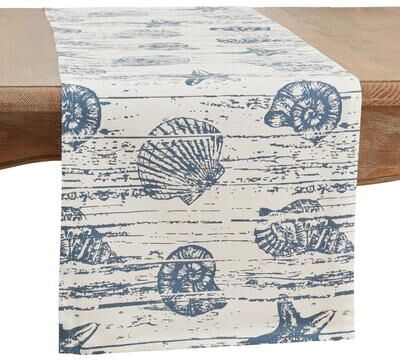 Saro Lifestyle Table Runner with Nautical Design