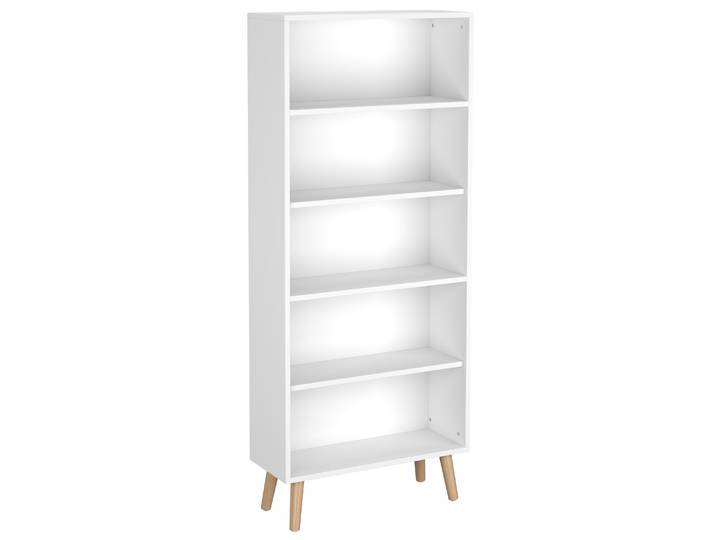 Bücherregal NORDIC 60 x 24 x 144 cm weiss