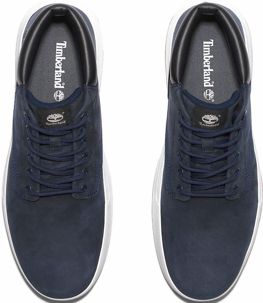 Schnürboots TIMBERLAND "MAPLE GROVEMID LACE UP SNEAKER", Herren, Gr. 40, blau (navy), Leder, Schuhe Schnürboots, Winterschuhe, Sneakerboots, Winterboots navy 40