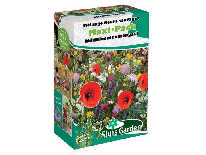 MaxiPack Wildbloemen incl kruiden 100 m²