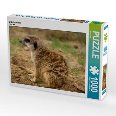 CALVENDO Puzzle Erdmännchen | 1000 Teile Lege-Größe 64x48cm Foto-Puzzle für glückliche Stunden