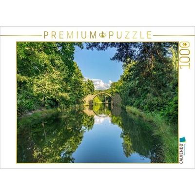 CALVENDO Puzzle Rakotz Brücke Kromlau | 1000 Teile Lege-Größe 64x48cm Foto-Puzzle für glückliche Stunden