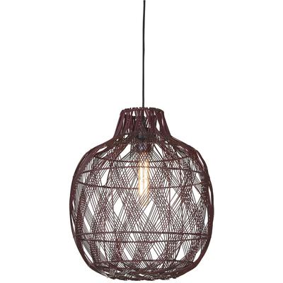 GOOD & MOJO Hängeleuchte "MENDOZA", rot (burgund), 1, Ø 40cm H: 253cm, Leuchten, Hängeleuchte